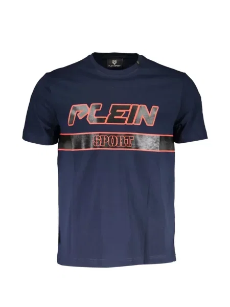 Tricou sport Plein Sport cu imagine albastru