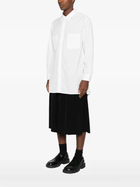 Lung cămașă Yohji Yamamoto alb