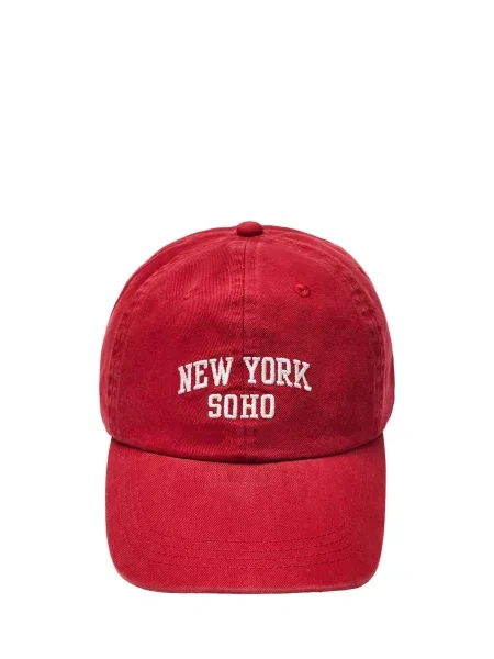 Pull&Bear Șapcă NEW YORK SOHO roșu alb