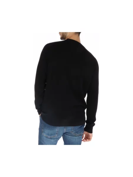 Sweter Lyle & Scott z wełny merino czarny