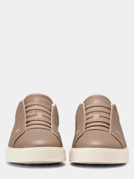 Кожаные кеды Cole Haan бежевые