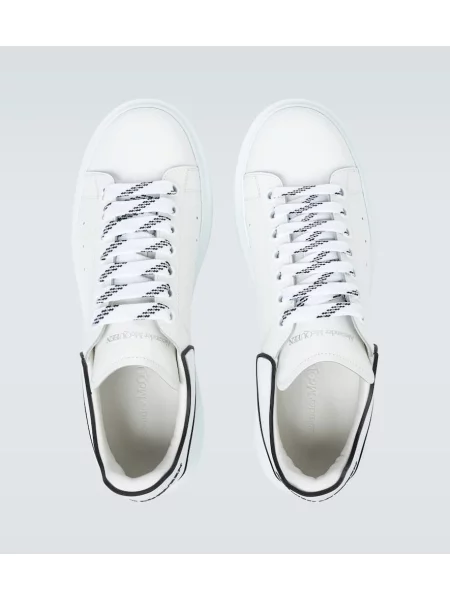 Sneakerși Alexander Mcqueen din piele alb