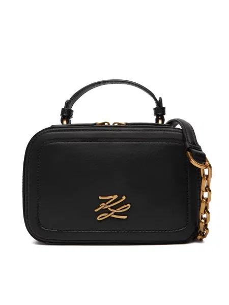 Karl Lagerfeld Torba za čez ramo črna
