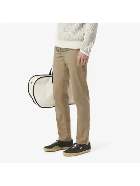 Lacoste Spodnie Chino Slim Fit beżowe