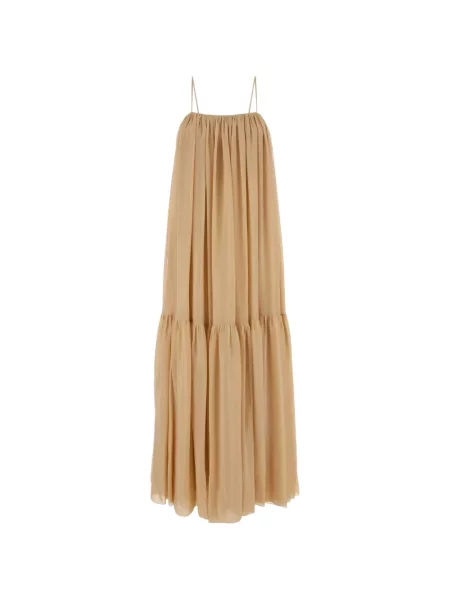 Rochie Chloé de mătase lungă de costum