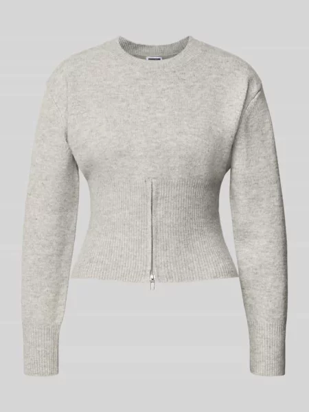Sweter z dzianiny o kroju regular fit z dodatkiem wełny model „SLOAN” Noisy May