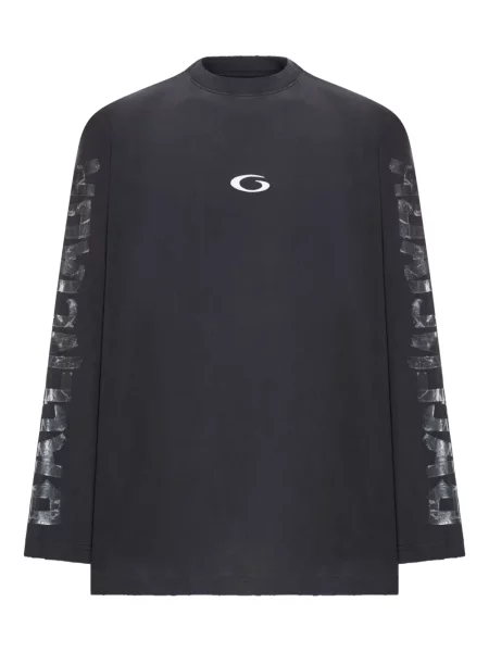 Tricou Balenciaga lung negru