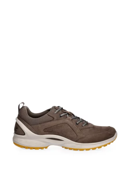Sneakerși Ecco din piele maro