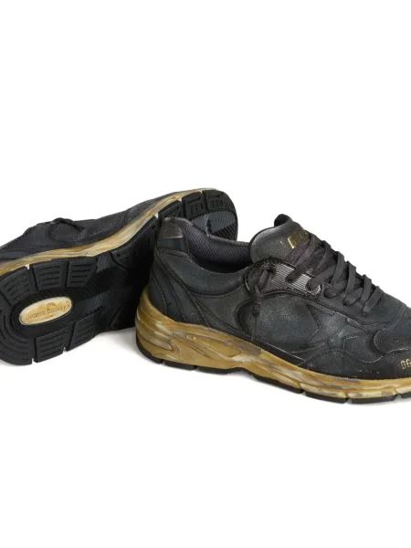 Sneakerși Golden Goose din piele negru