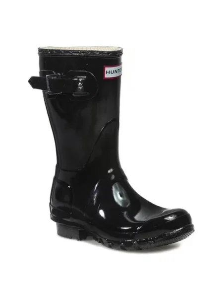 Hunter Gumene čizme Original Gloss Short crna