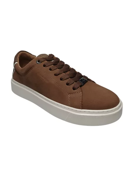 Sneakersy Alexander Smith skórzane brązowe