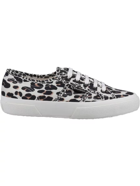 Tenisky Superga 2750 s potlačou s leopardím vzorom žltá