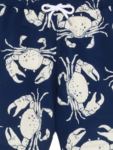 Slip de baie Maison Labiche cu imagine albastru