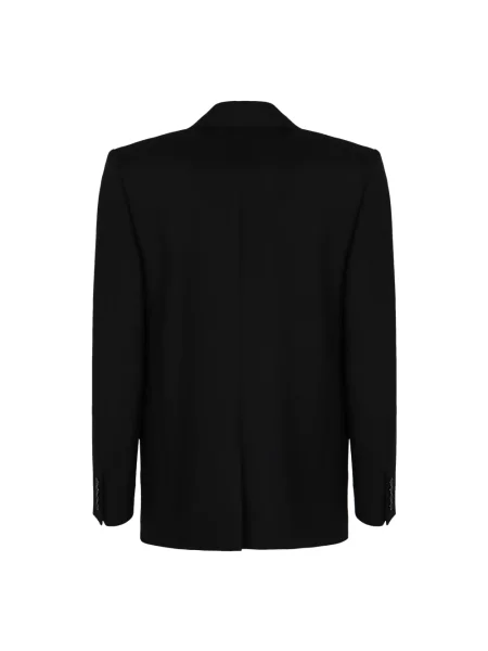 Marynarka Saint Laurent wełniana elegancka czarna