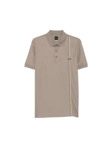 Koszulka polo Boss beżowa