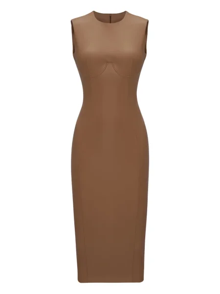 Mała sukienka mini Lika bez rękawów garniturowa