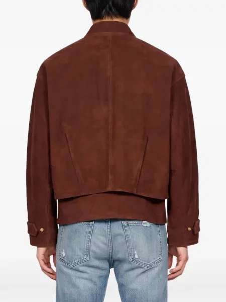 Geacă bomber Levi's® din piele de căprioară albastru