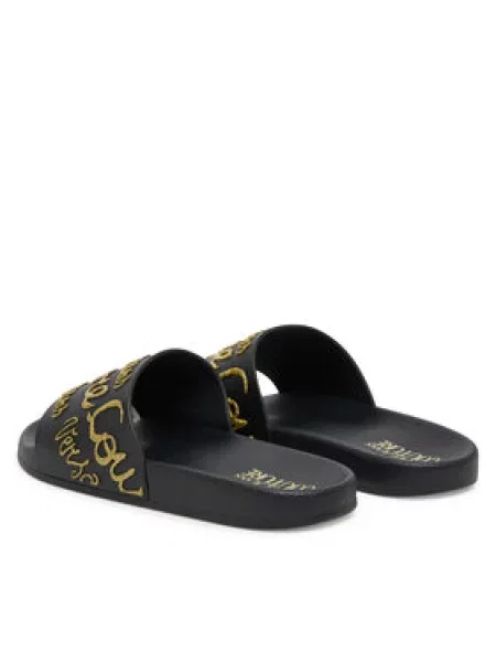 Pantofle Versace Jeans Couture černé