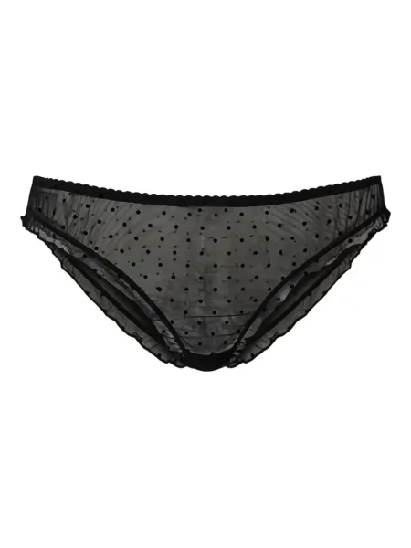 Chiloți Twinset din tul negru