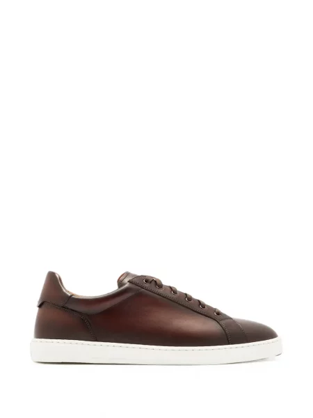 Sneakerși Magnanni din piele maro