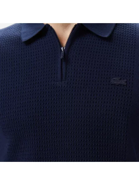 Lacoste Sweter granatowy