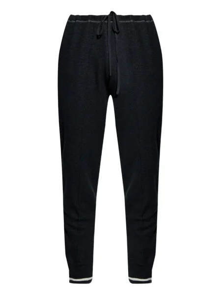 Pantaloni Maison Margiela de lână negru