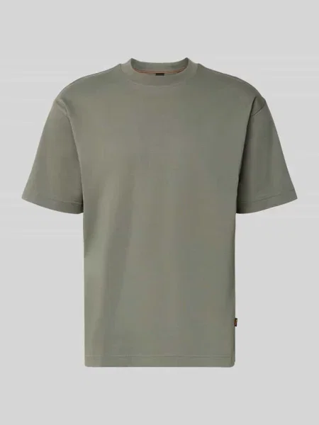 T-shirt o kroju regular fit z czystej bawełny model ‘TEETIMM’ Boss Orange
