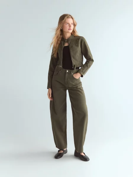 Джинсы Reserved зеленые