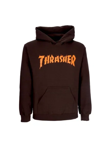 Bluza Thrasher z logo brązowa