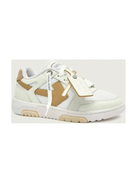 OFF-WHITE Teniși din piele SLIM OUT OF OFFICE alb