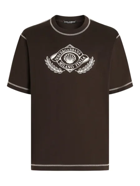 Tricou Dolce & Gabbana maro