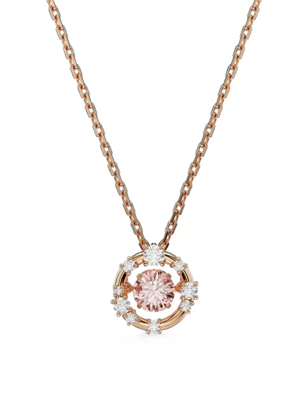 Colier Swarovski roz