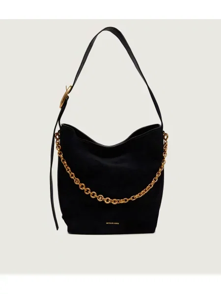 Geantă shopper Michael Michael Kors din piele negru