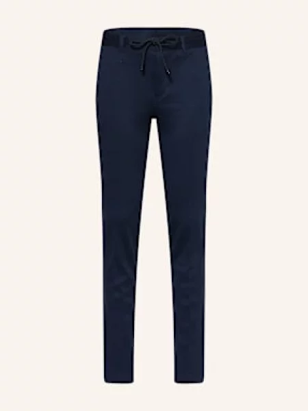 G.O.L. Finest Collection Spodnie Garniturowe Slim Fit blau granatowe