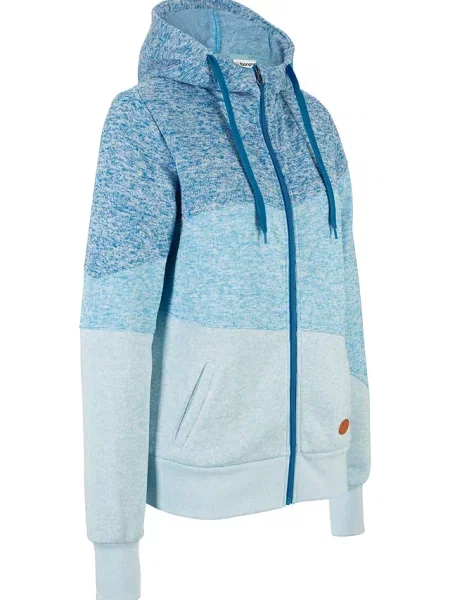 Bluza rozpinana z kapturem niebieska