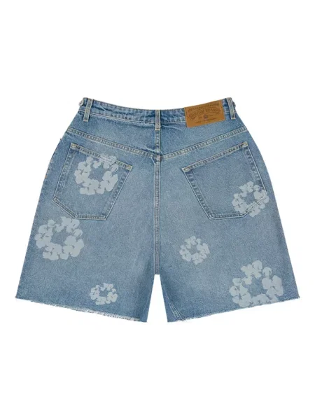 Pantaloni scurți din denim Denim Tears albastru