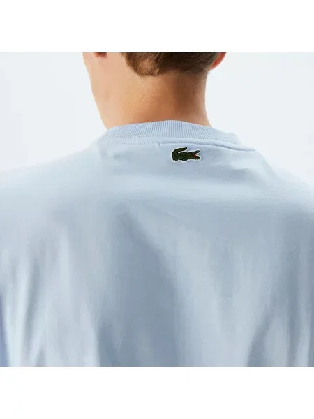 Футболка Lacoste голубая