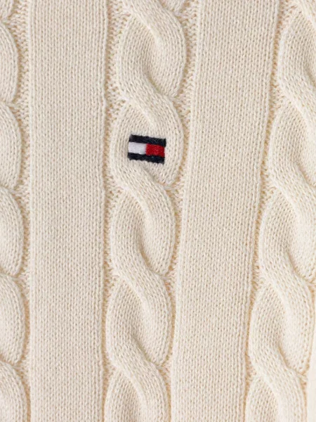 Tommy Hilfiger пуловер за деца от бежово