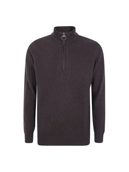 Sweter Barbour wełniany brązowy