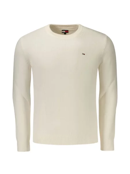 Pulover Tommy Hilfiger cu broderie cu decolteu rotund