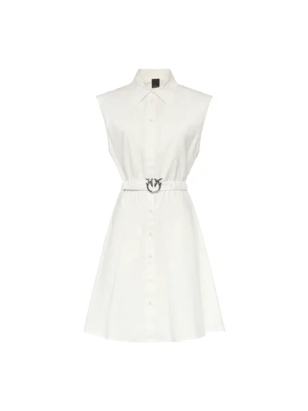 Sukienka koszulowa Pinko biała