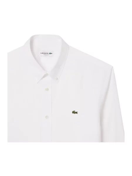 Koszula Lacoste z długim rękawem z logo biała