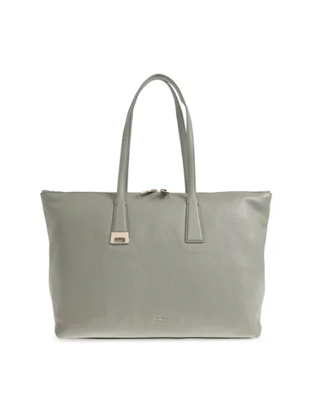 Furla Torebki Kobieta ONE SIZE Skóra Torba shopper Olivia Large zielony