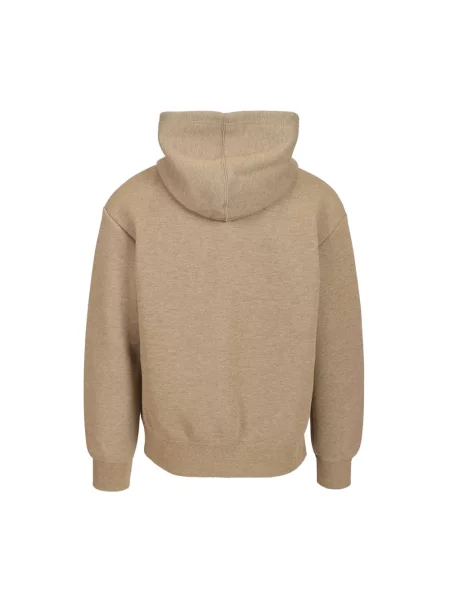 Carhartt WIP bluza Hooded Alda Sweat z kapturem melanżowa beżowy