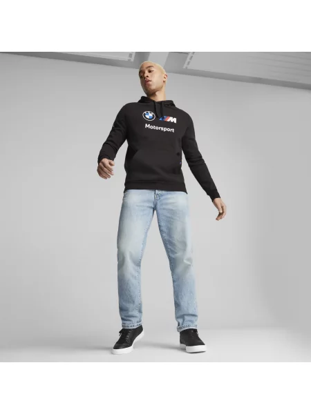 Polarowa bluza z kapturem BMW M Motorsport czarna