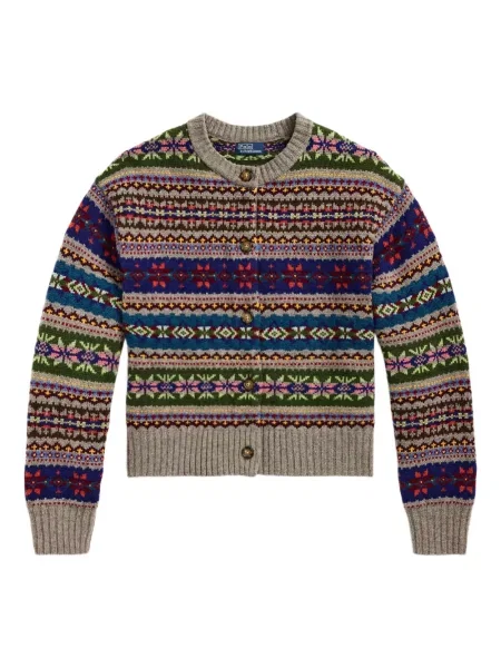 Căciulă Polo Ralph Lauren cu broderie cu dungi cowboy roșu