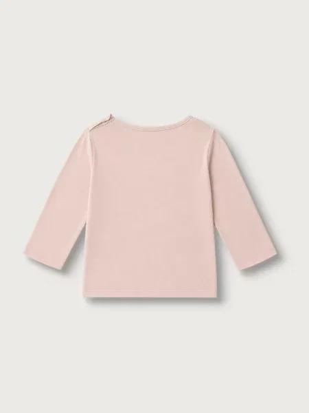 United Colors of Benetton tričko s dlhým rukávom detské ružová