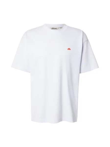 ELLESSE Tričko kiwi / marhuľová / tmavooranžová biela