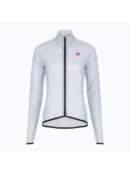 Дамско яке за колоездене Castelli Squall Shell W silver grey/black черно