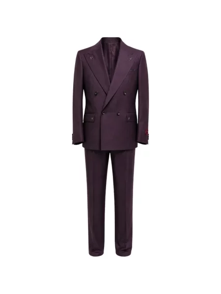 Costum Franzese Collection cu două rânduri de nasturi violet